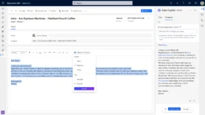 copilot for sales live example use case